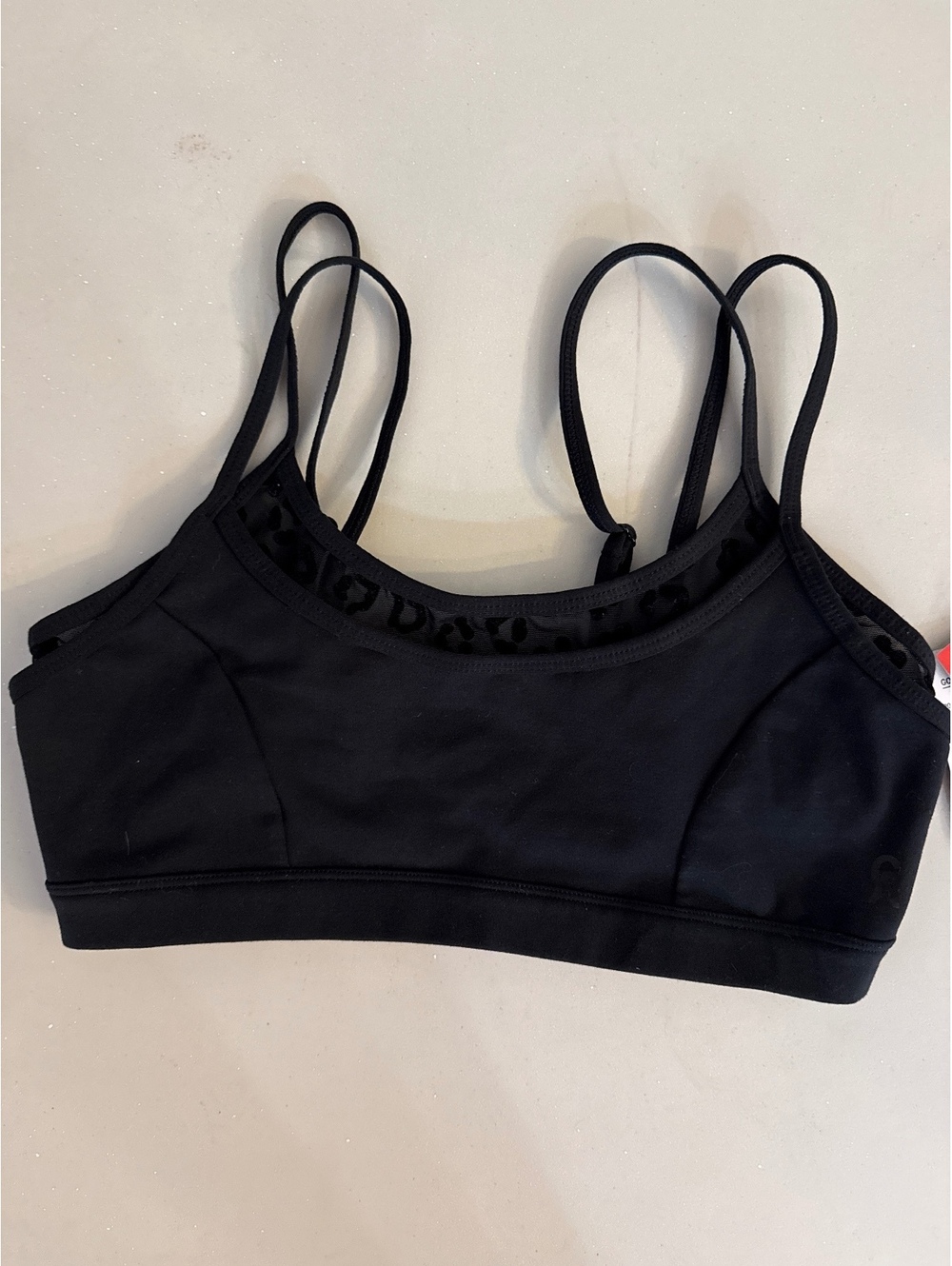 Good American black sports bra size 2 NWT